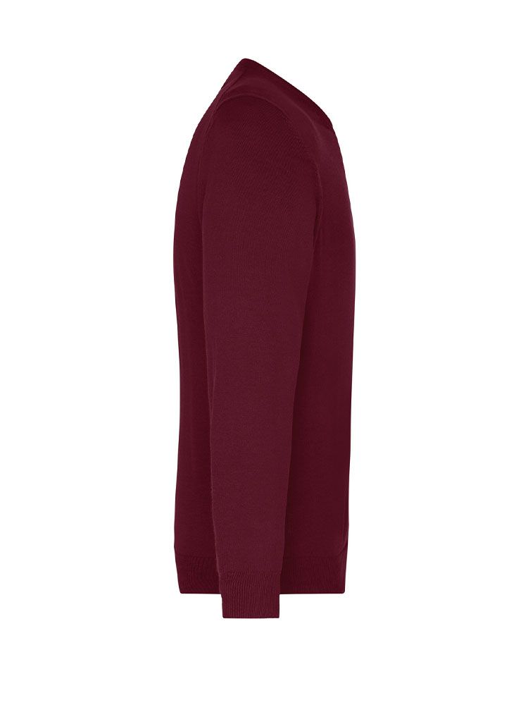 Strickpullover Herren Weinrot