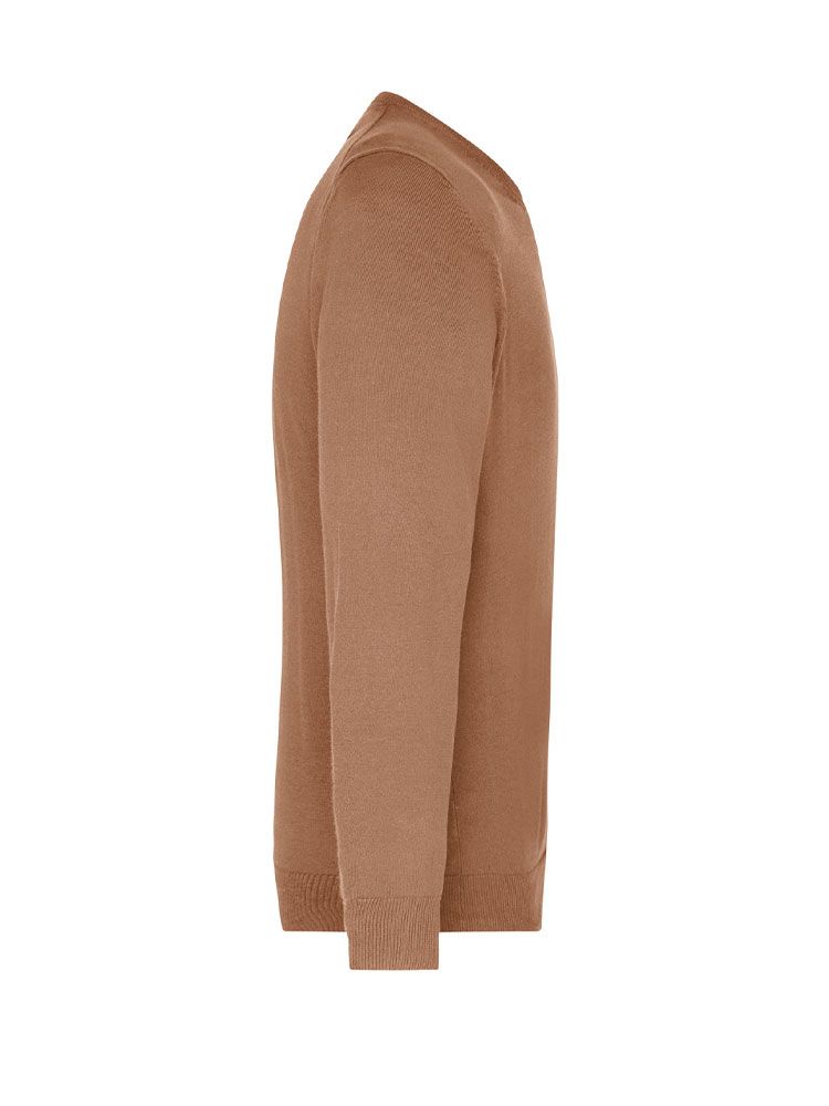 Strickpullover Herren Hellbraun