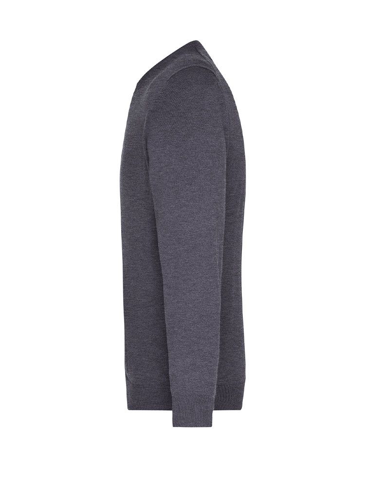 Strickpullover Herren Grau