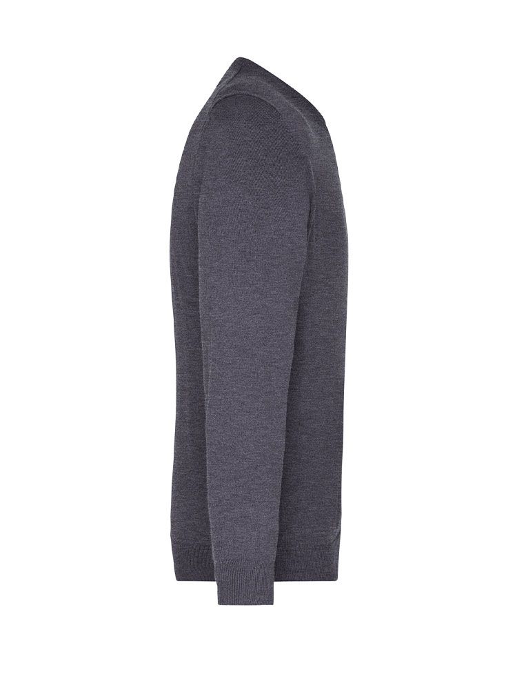 Strickpullover Herren Grau