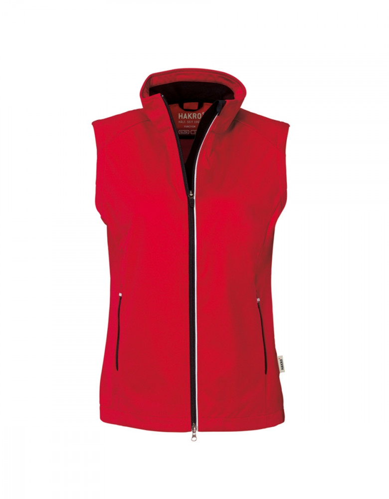 Damen Softshell Weste Rot