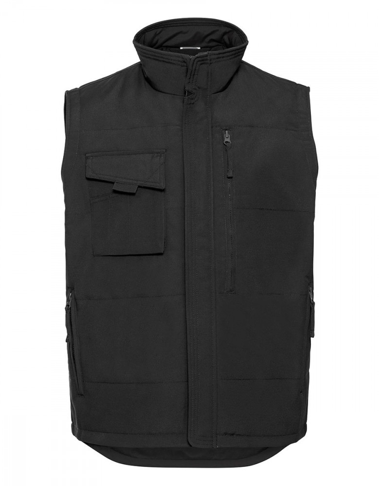 Warme Arbeitsweste Schwarz