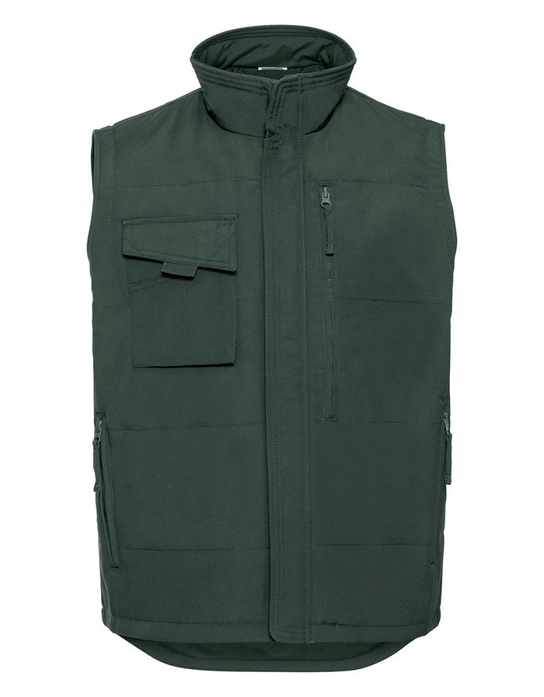 Warme Arbeitsweste Dunkelgrün