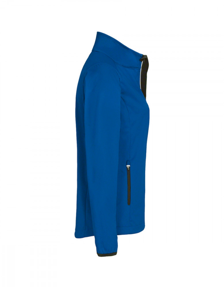 Leichte Damen Softshell Jacke Dunkelblau aus dehnfähigem Stretch-Material