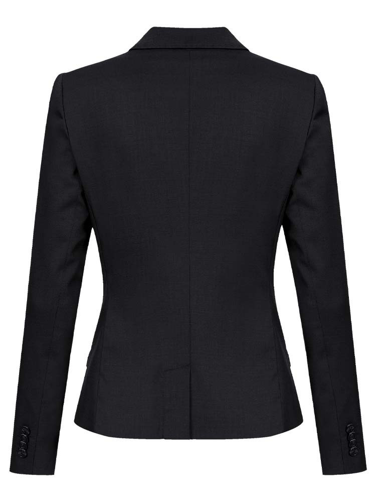 Damen Blazer Slim Fit Schwarz