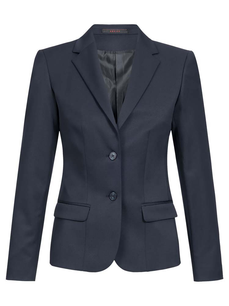 Blazer für Hosenanzug in Dunkelblau mit zwei Knöpfen - Regular Fit