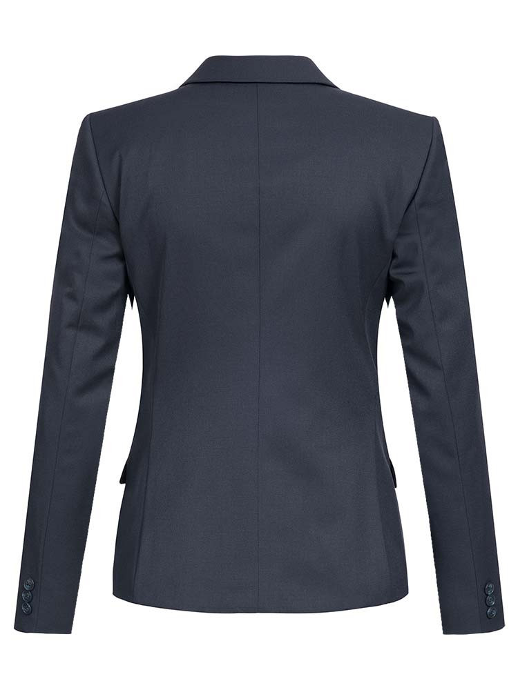 Blazer für Hosenanzug in Dunkelblau mit zwei Knöpfen - Regular Fit
