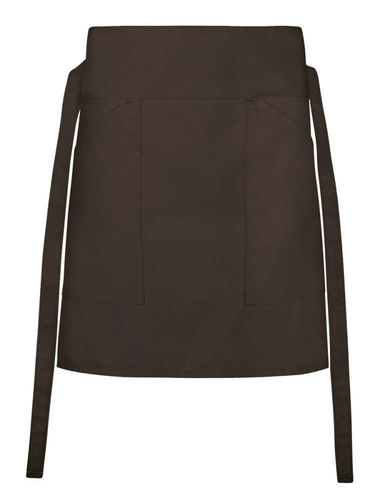 Kurze Schürze Dunkelbraun