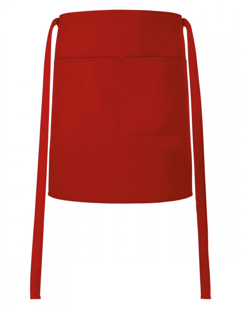 Kurze Schürzen Rot besticken