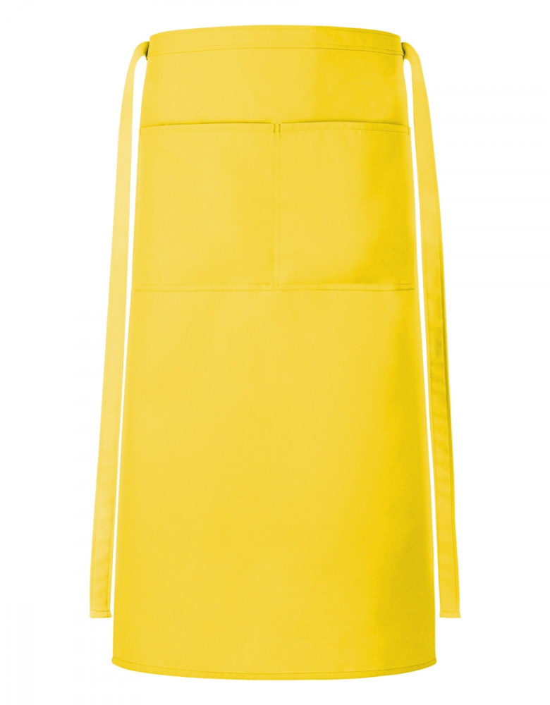 Gelbe Bistro Schürze Taschen