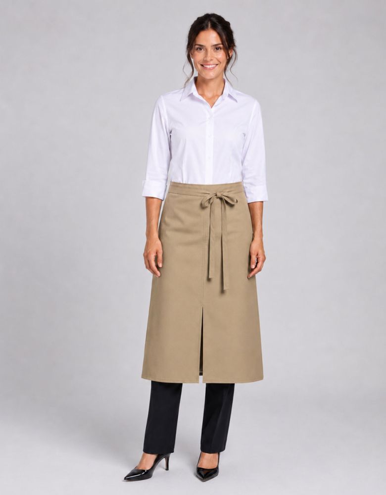 Schürze Beige