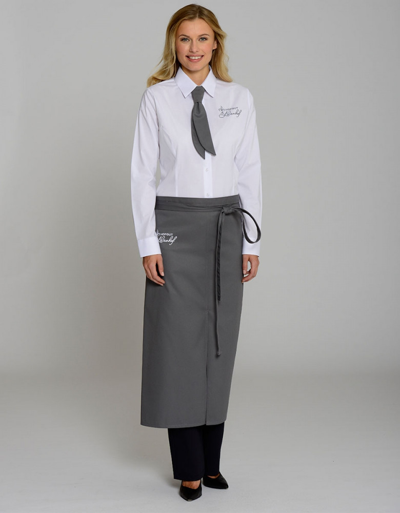 Kellner Schürze Dunkelgrau