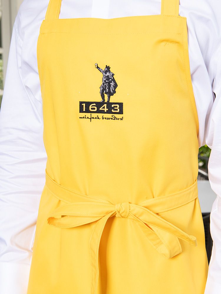 Latzschürze ohne Tasche – ideal zum Besticken mit Logo, für Gastronomie, Küche und Service, pflegeleicht & robust