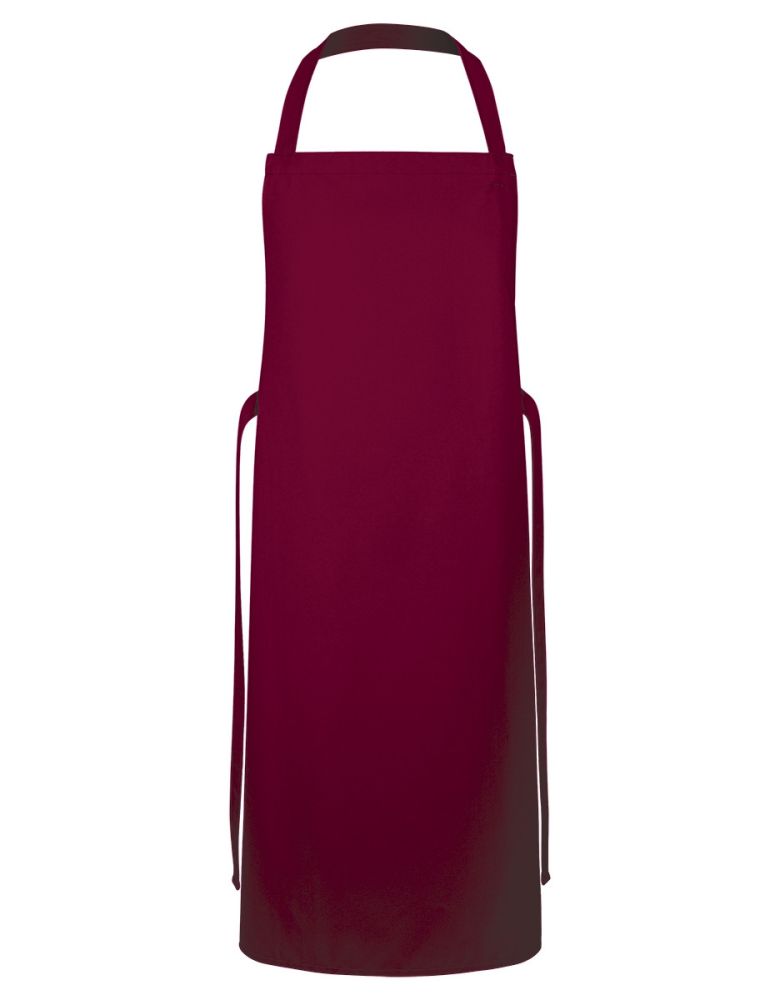 Latz Schürze ohne Tasche – für Gastronomie, Service und Küche, 95 °C waschbar, verstellbar, ideal zum Besticken mit Logo