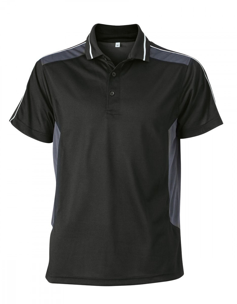 Handwerker Poloshirt Schwarz
