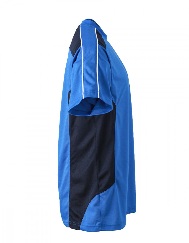 Handwerker T-Shirt in Blau für Damen und Herren, atmungsaktiv und leicht