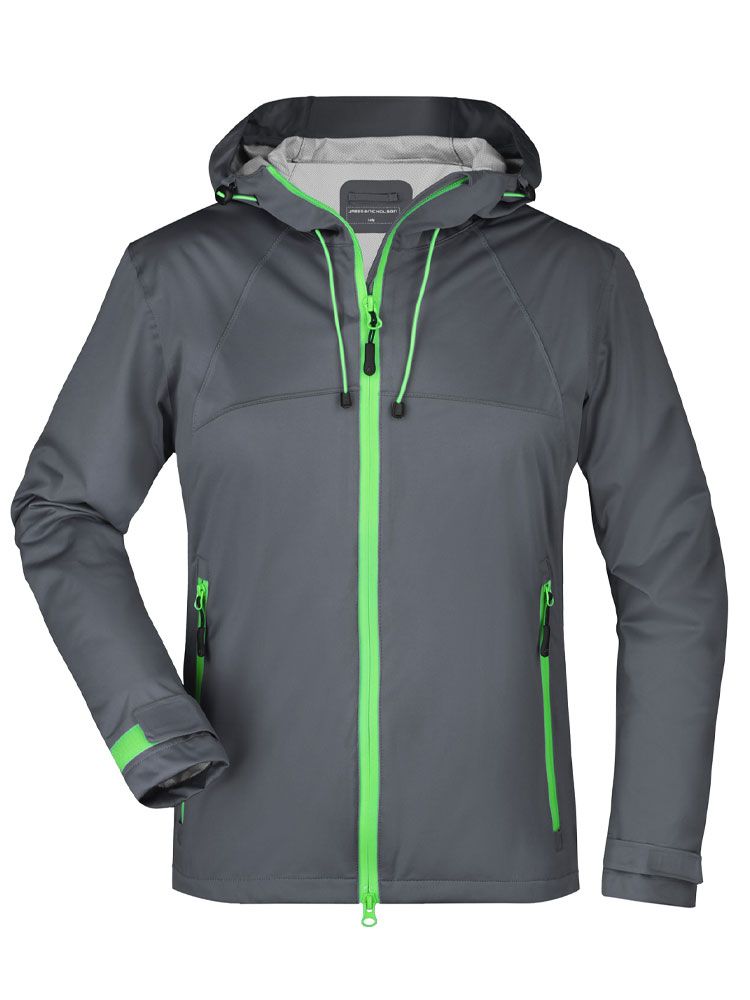 Outdoor Jacke Damen Dunkelgrau