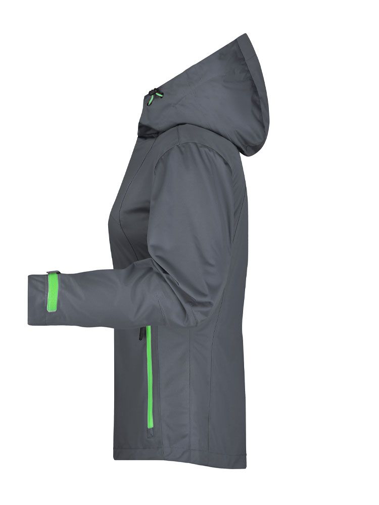 Outdoor Jacke Damen Dunkelgrau
