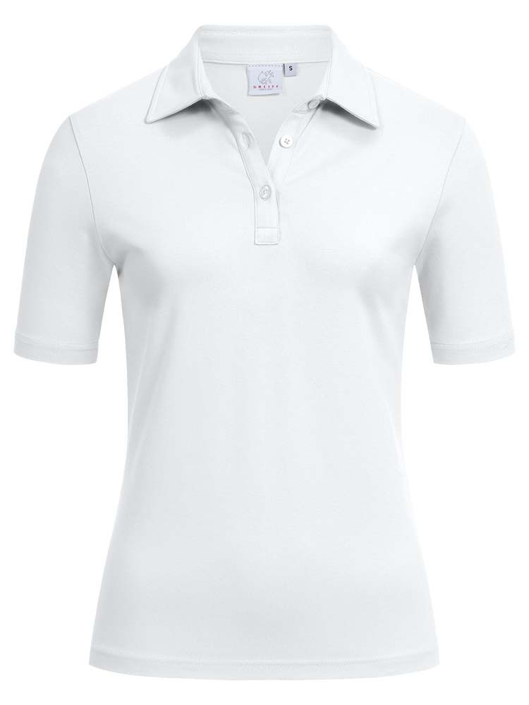 Damen Poloshirt Weiß