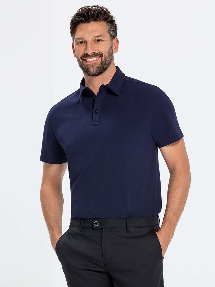 Poloshirt Herren Dunkelblau