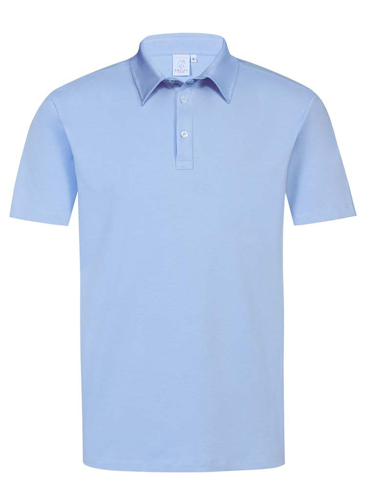 Herren Poloshirt Hellblau