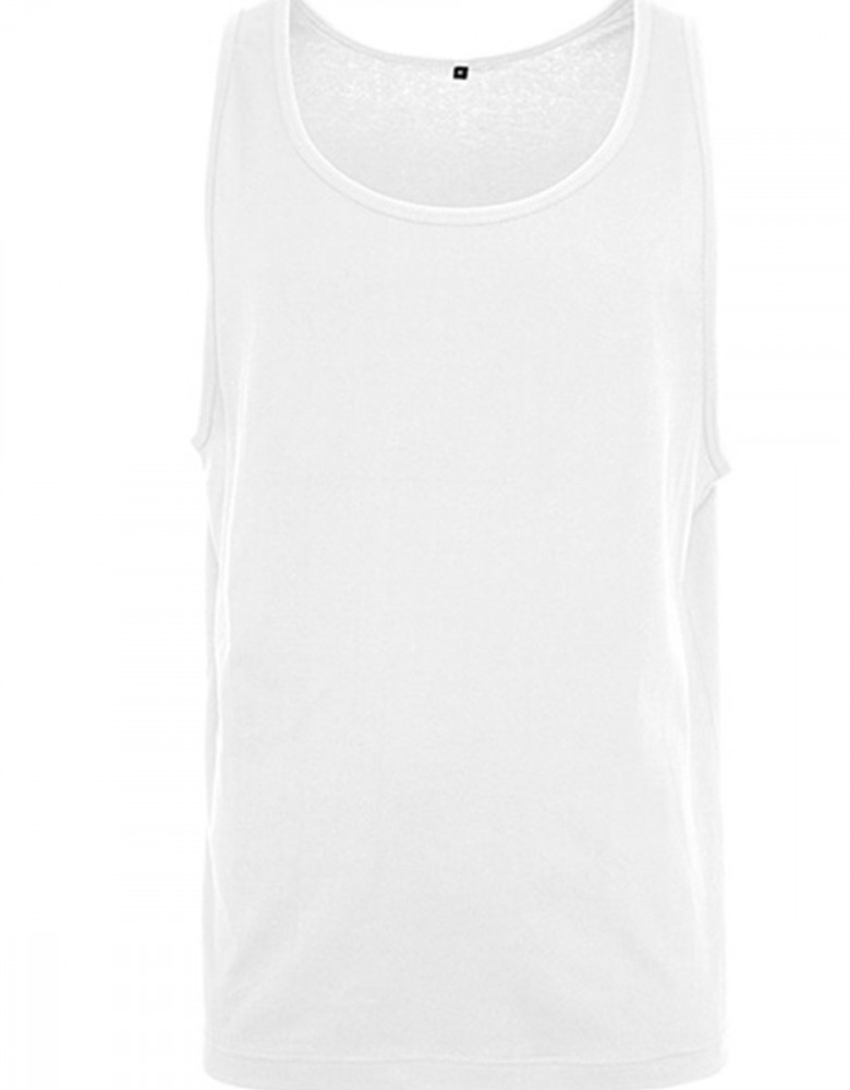 Weißes Herren Tanktop, sportlich und bequem, atmungsaktiv