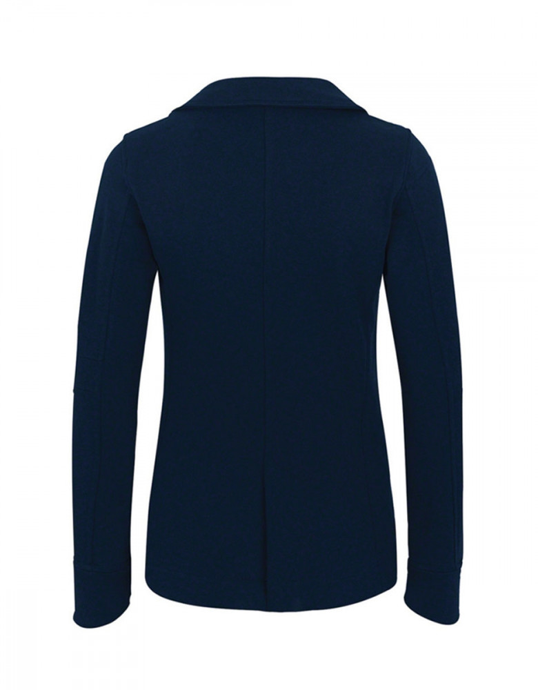 Damen Sweat Blazer in Dunkelblau – eleganter Business-Look aus weichem French Terry für Büro und Freizeit