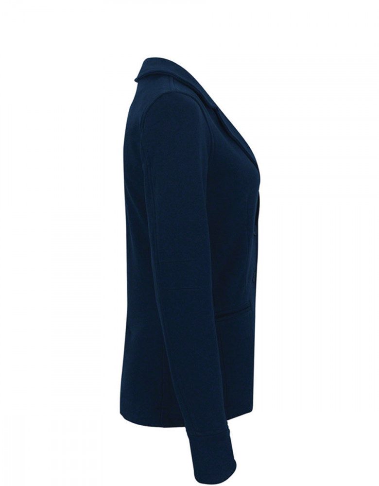 Damen Sweat Blazer in Dunkelblau – eleganter Business-Look aus weichem French Terry für Büro und Freizeit