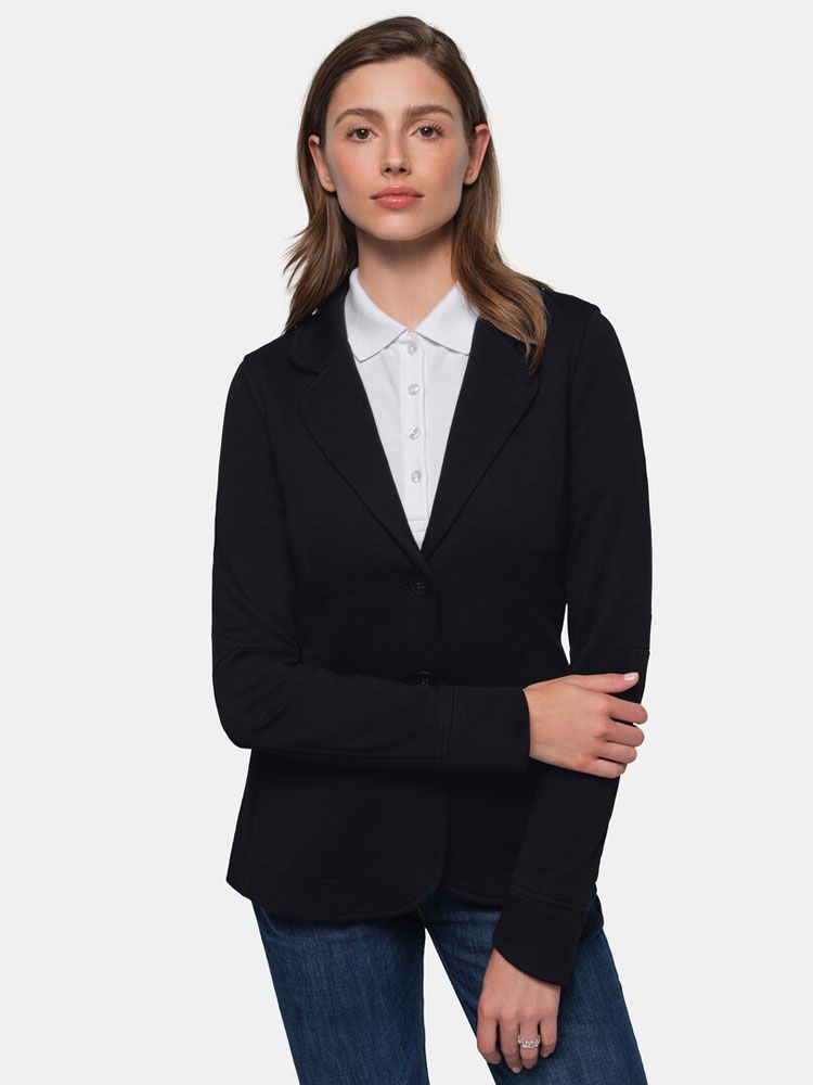 Sweatblazer Damen in Schwarz – eleganter, bequemer Blazer für Business und Freizeit