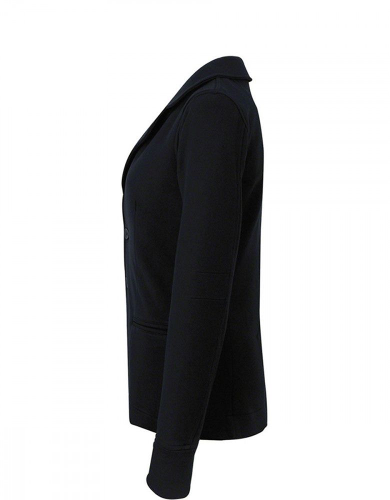 Sweatblazer Damen in Schwarz – eleganter, bequemer Blazer für Business und Freizeit