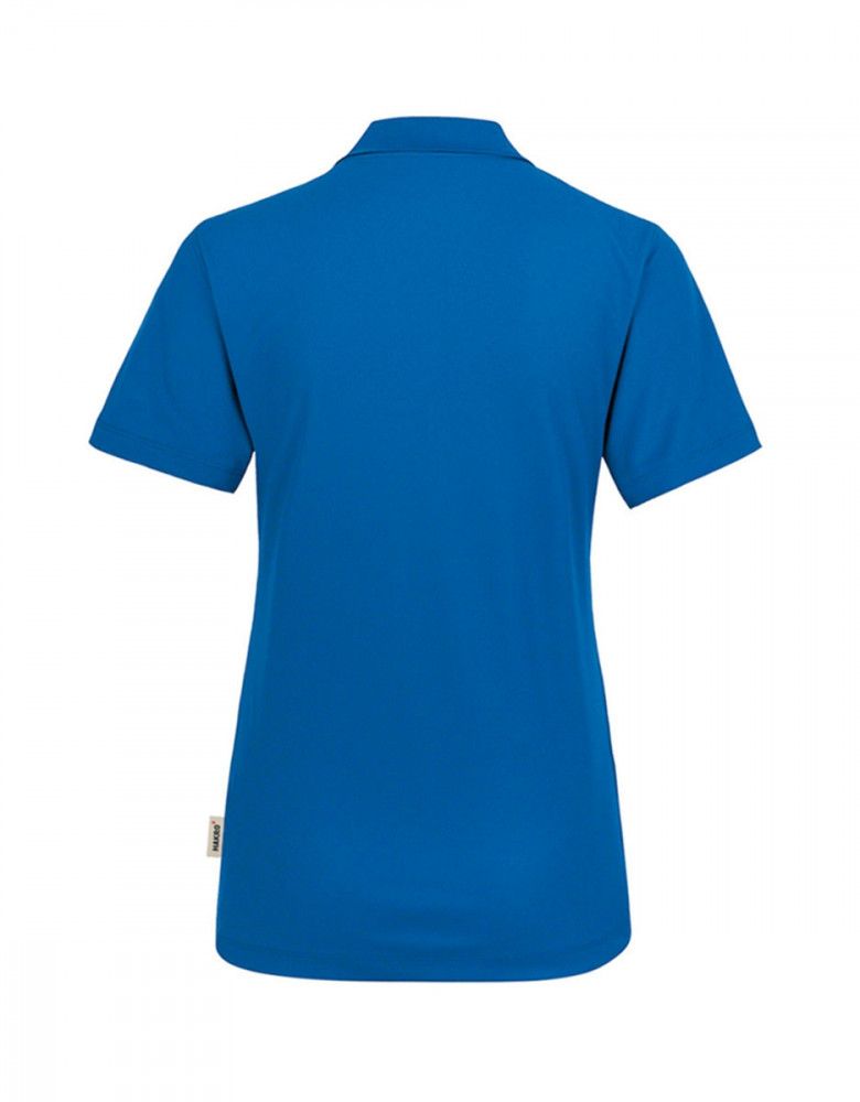 Funktions Poloshirt Damen mit weißer Knopfleiste für Verkauf und Pflege