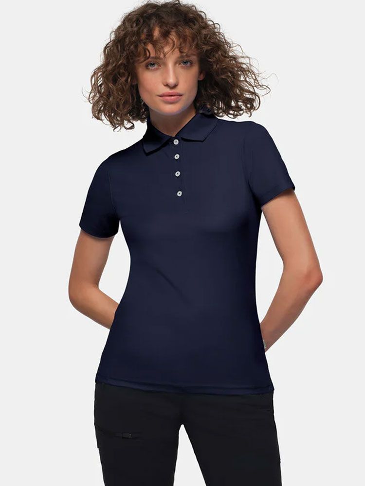 Funktions Poloshirt Damen Dunkelblau