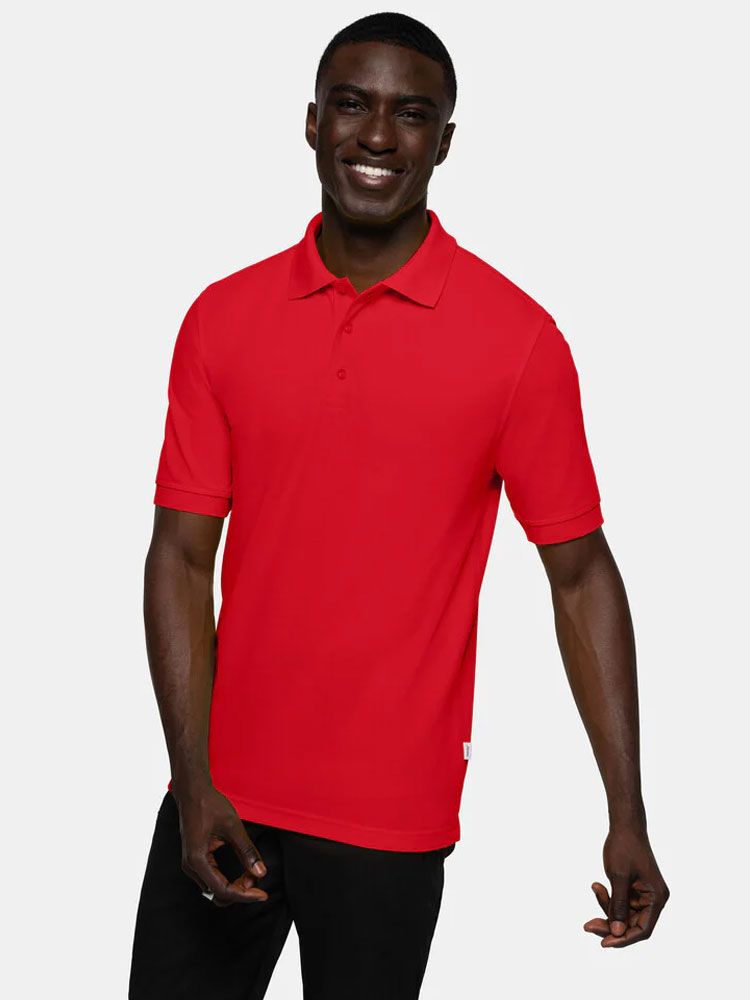 Polo Shirt Herren Rot