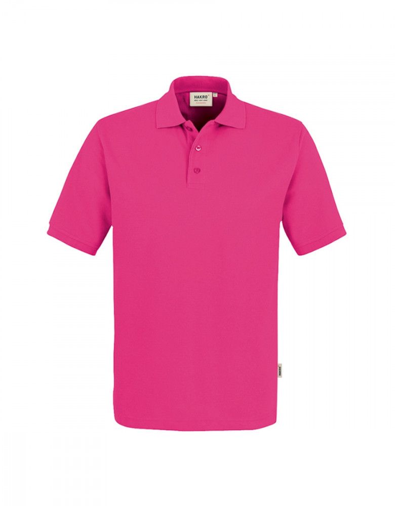 Poloshirt Herren in Pink – funktionales Piqué-Poloshirt mit 3-Knopf-Leiste, Nackenband und Seitenschlitzen, strapazierfähig und pflegeleicht