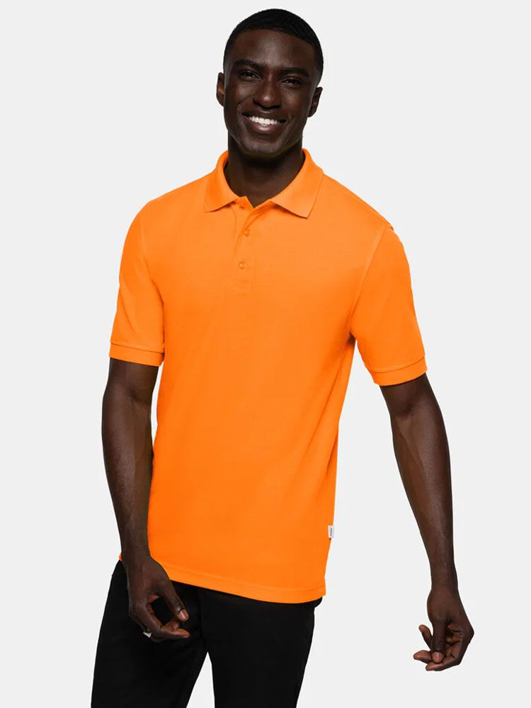 Polo Shirt Herren Orange