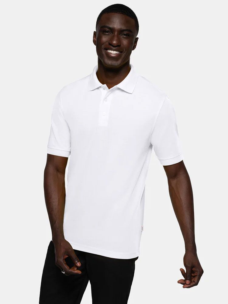 Polo Shirt Herren Weiß
