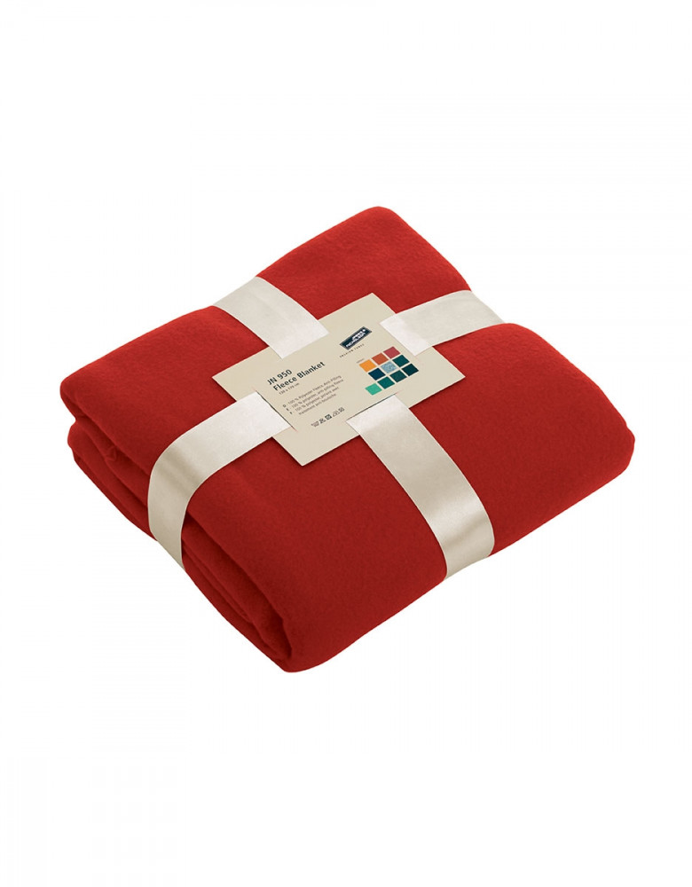 Fleecedecke Rot