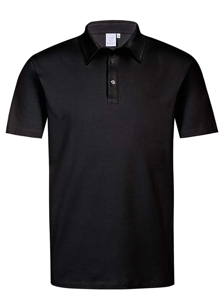 Herren Poloshirt Schwarz