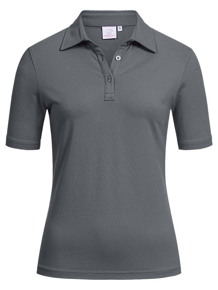 Damen Poloshirt Grau