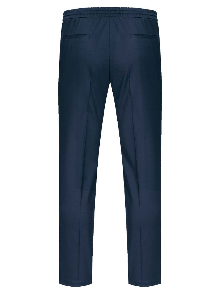 Dunkelblaue Joggpants für Herren mit edlem Look – Business-tauglich, bequem und stilvoll kombinierbar