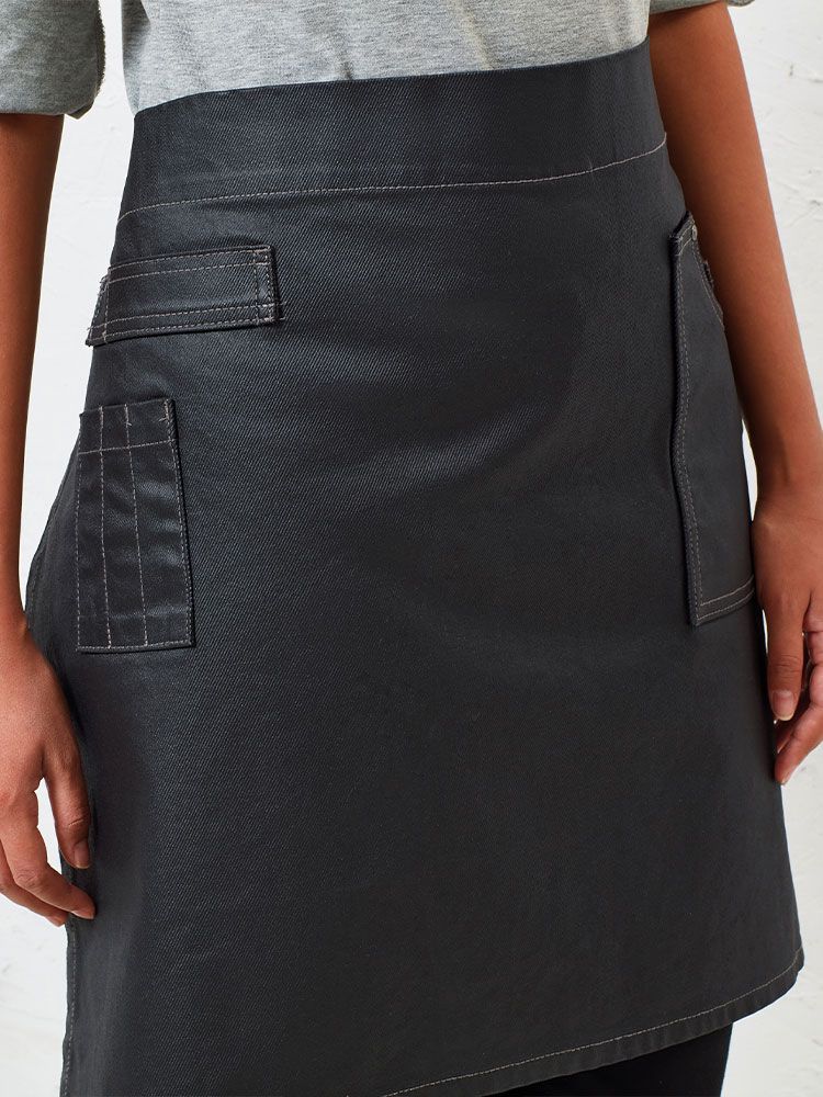 Kurze Vintage Bistroschürze