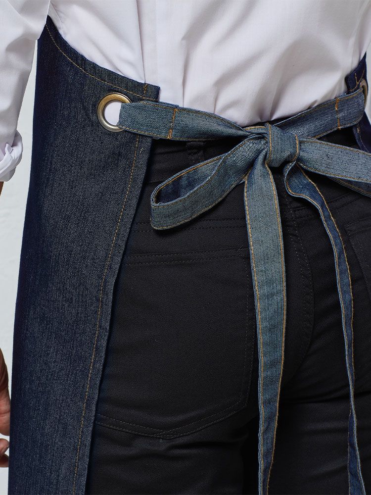 Latzschürze Kontrastfarben