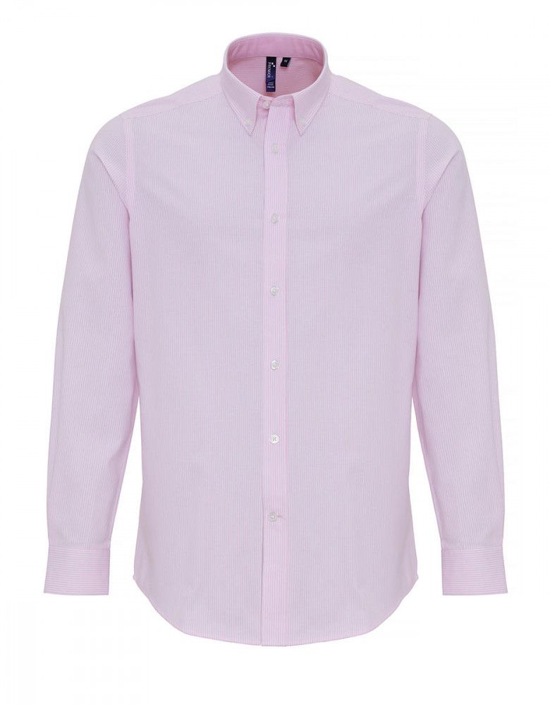 Hemd pink-weiß gestreift