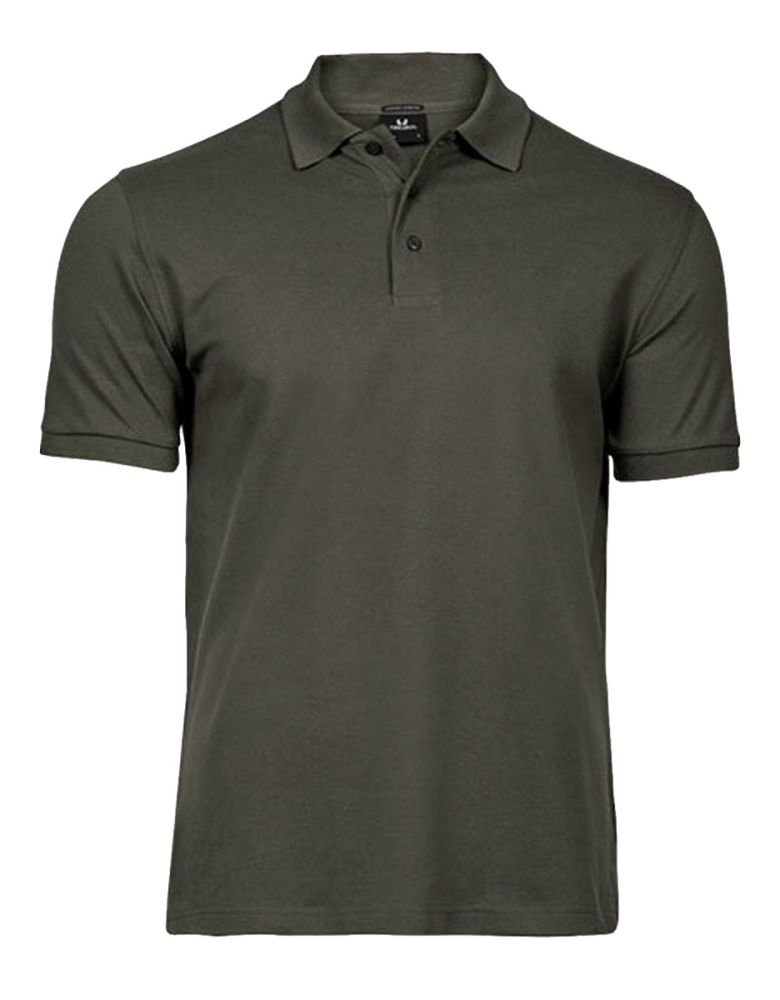Poloshirt Herren Stretch Dunkelgrün