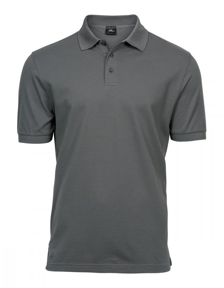 Poloshirt Herren Stretch Grau