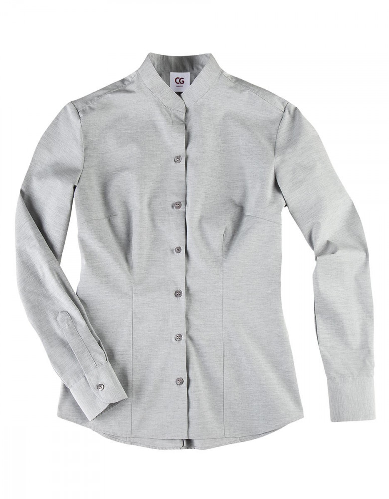 Damenbluse mit Stehkragen