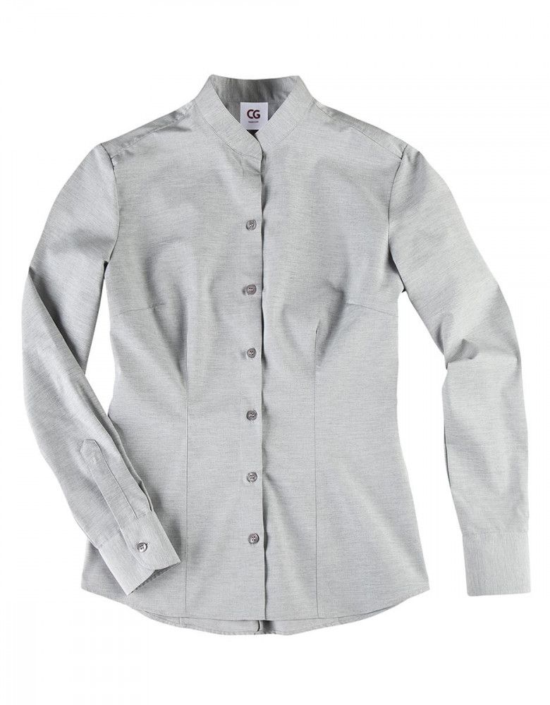 Damenbluse mit Stehkragen