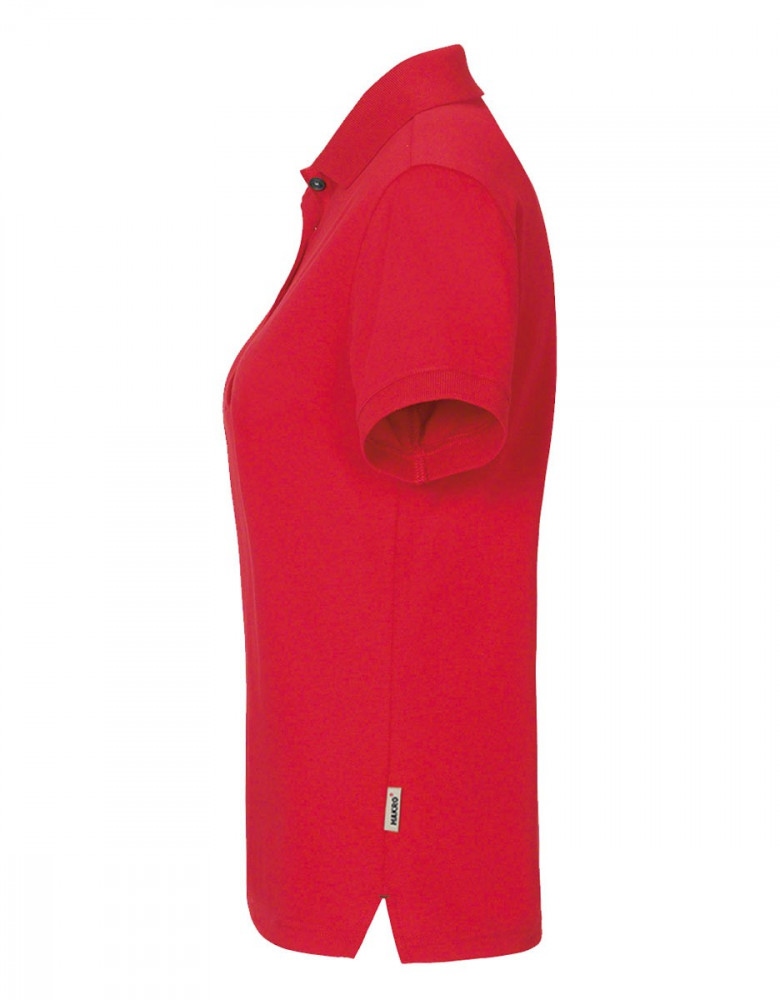 Rotes Polo Shirt Damen – atmungsaktiv, tailliert, funktional für Arbeit & Freizeit
