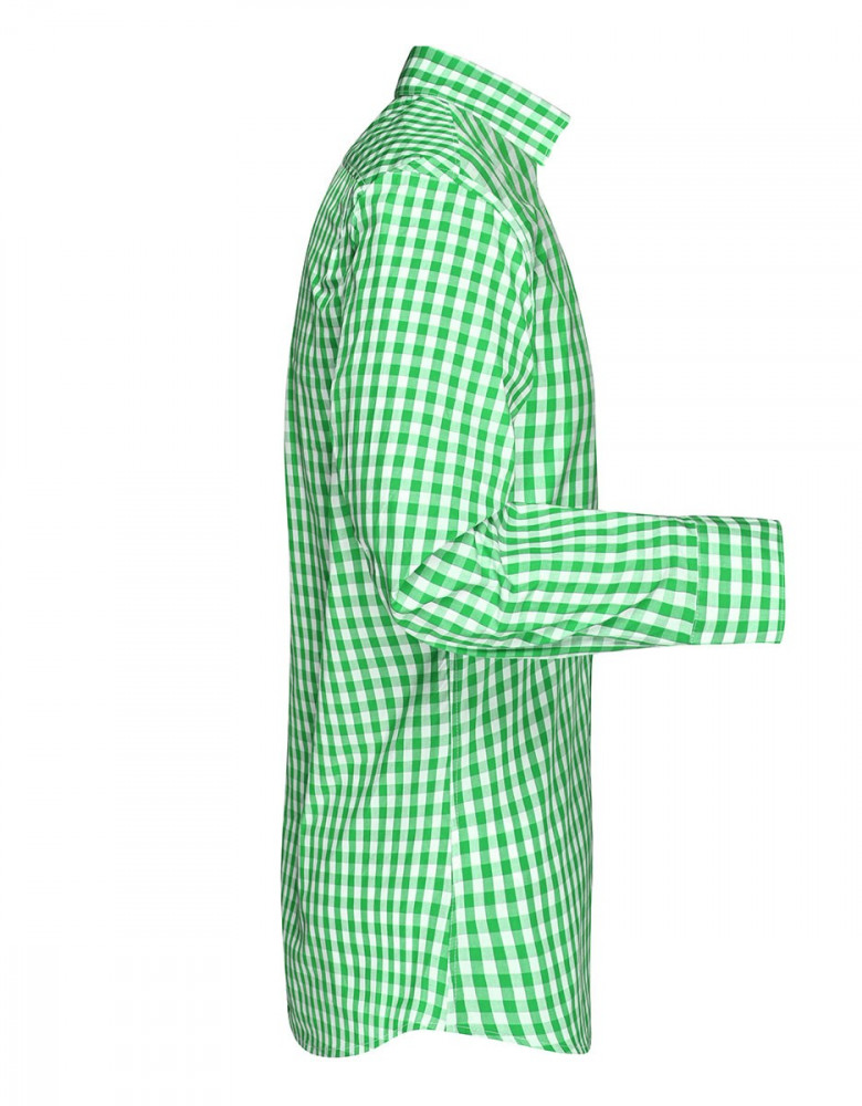 Hemd grün weiß