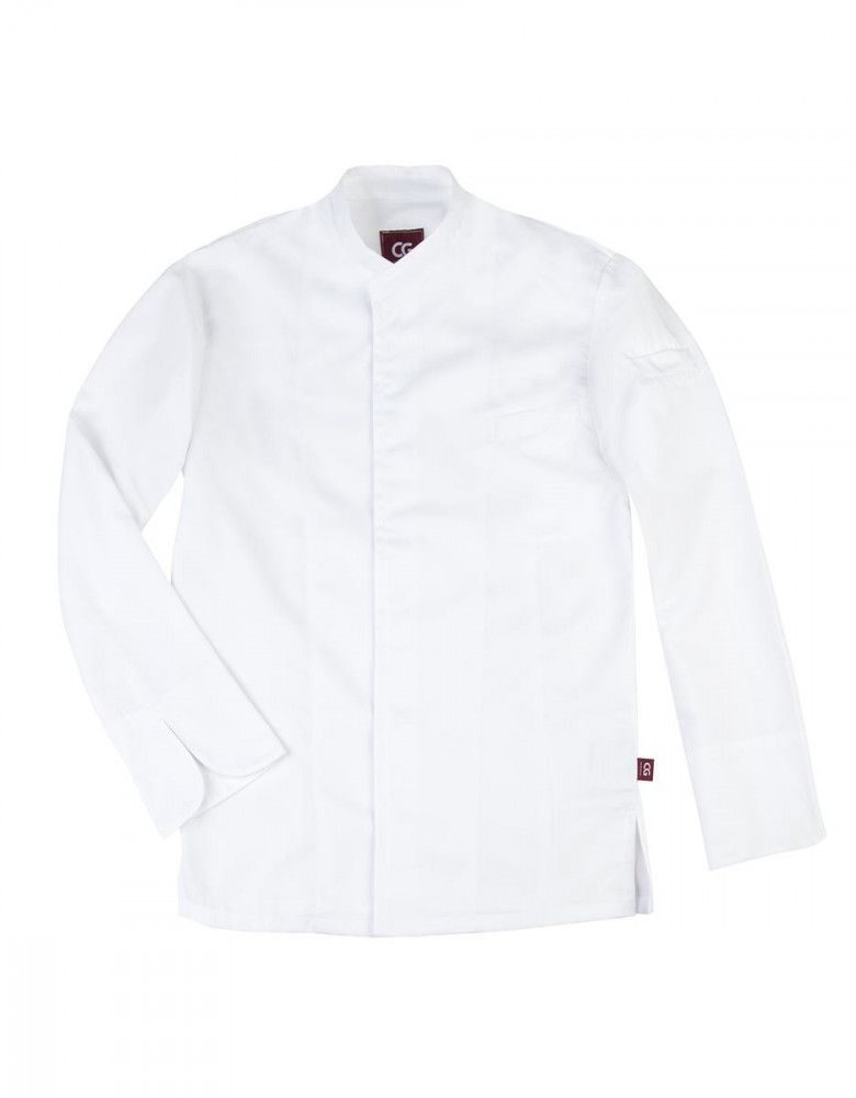 Moderne Kochjacke Herren Weiß